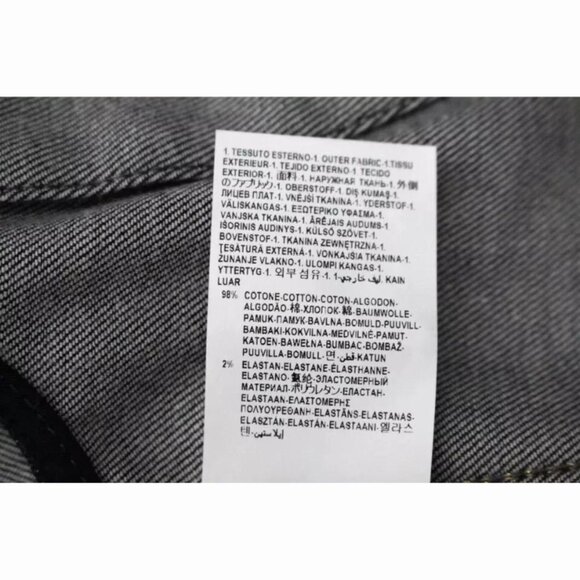 NWT VERSACE Tribute Blue Dark Wash Denim Gold Medusa Button Cropped Vest - Picture 10 of 11